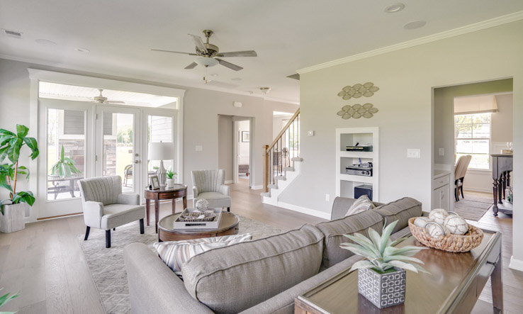 Family Room. fieldstone reserve in chesapeake va