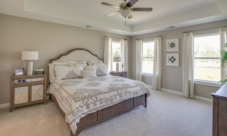 Owners Bedroom. Stoney Creek New Homes in Chesapeake, VA